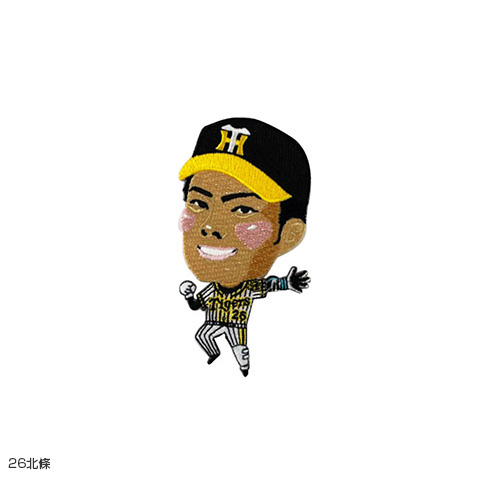 選手イラストワッペン 阪神タイガース公式オンラインショップ T Shop