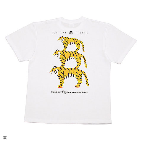 アートtシャツ three tigerホワイト 阪神タイガース公式オンラインショップ t shop