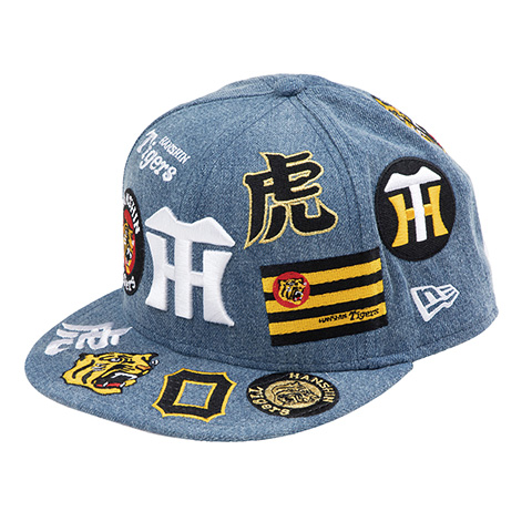 9FIFTY(TM)キャップ】LOGO ALLOVER DENIM＜NEW ERA＞ - 阪神タイガース ...