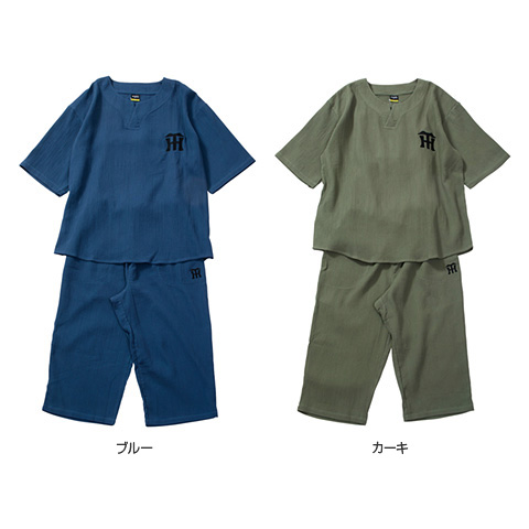 阪神タイガース　パイルジャガード　シャツ　ハーフパンツ　上下セット Amazon | [阪神タイガース] キッズパジャマ ユニホーム 半袖