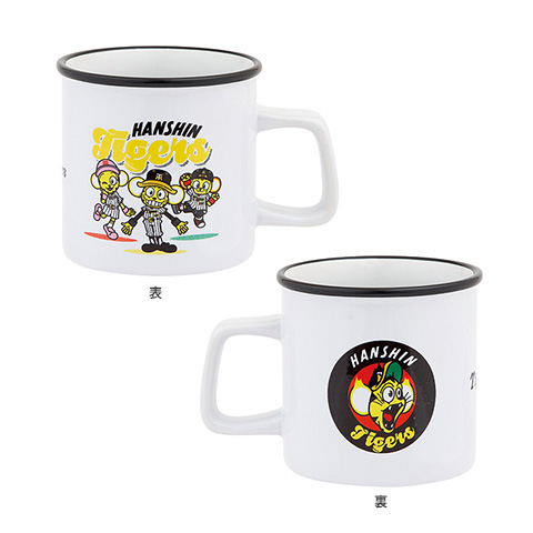 SALE】カートゥーンタイガースラウンドリップ陶器マグ - 阪神