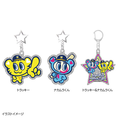 Tigers×ANGEL BLUEアクリルラメキーホルダー - 阪神タイガース公式オンラインショップ T-SHOP