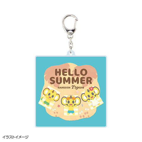 2024 HELLO Summer アクリルキーホルダー（マスコット） - 阪神