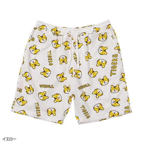 入荷now 口コミ ゆる虎総柄ハーフパンツ 阪神タイガース公式オンライン - ルームウェア・パジャマ