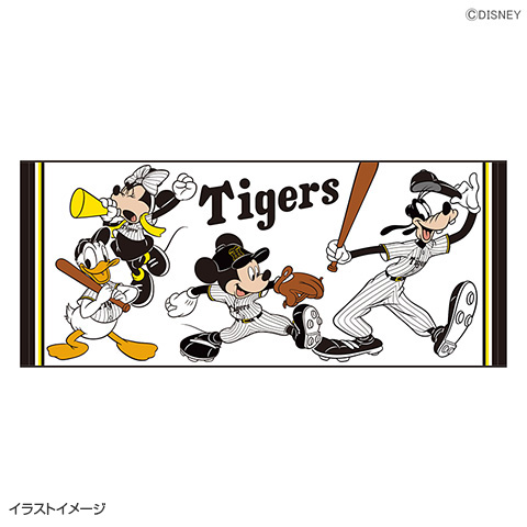阪神タイガース　ディズニー　グーフィー ミッキー＆フレンズ / フェイスタオル - 阪神タイガース公式