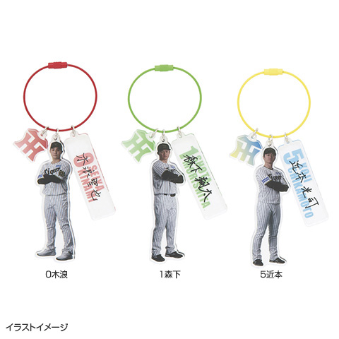 ワイヤーリングアクリルキーホルダー - 阪神タイガース公式