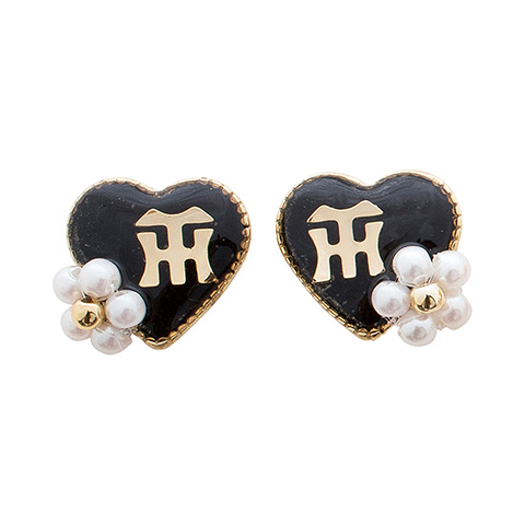 ハートロゴピアス（黒） - 阪神タイガース公式オンライン