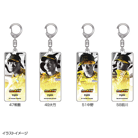 阪神タイガース　アクリルキーホルダー ウル虎の夏2025 街灯バナーアクリルキーホルダー☆受注生産品