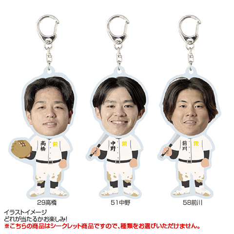 阪神タイガース　シークレット　缶バッチ　キーホルダー 阪神タイガース 西純矢 シークレット グッズセット オーロラ