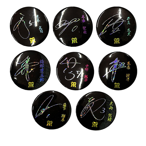 FC東京 仲川 39 記念缶バッジ　サイン入り W*！様 FC東京 オンサイトカード 第2弾 SSR39 仲川輝人 直筆
