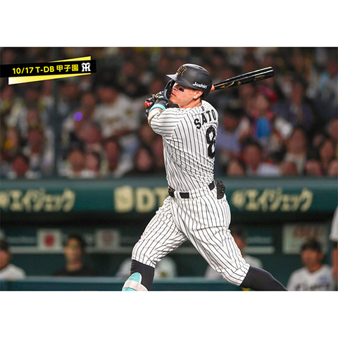 ブロマイド 10/17 T-DB No.2 8佐藤（輝明） - 阪神タイガース公式