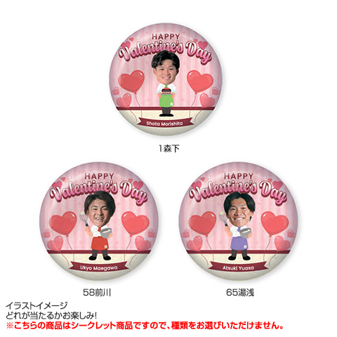 バレンタイン缶バッジ 司 全21種）バレンタイン シークレット缶バッジ 2026 - 阪神タイガース