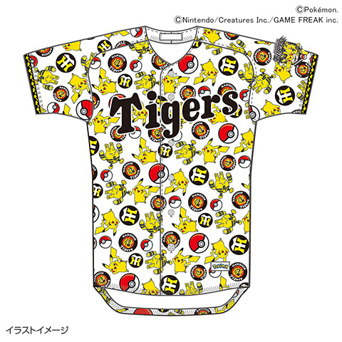 阪神タイガース ポケモンユニＬ ポケモン デザインユニフォーム 総柄 - 阪神タイガース公式オンライン