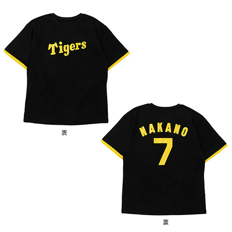 阪神タイガースサイン入りTシャツ ブラック 背番号Tシャツ（大人） ブラック - 阪神タイガース公式オンライン