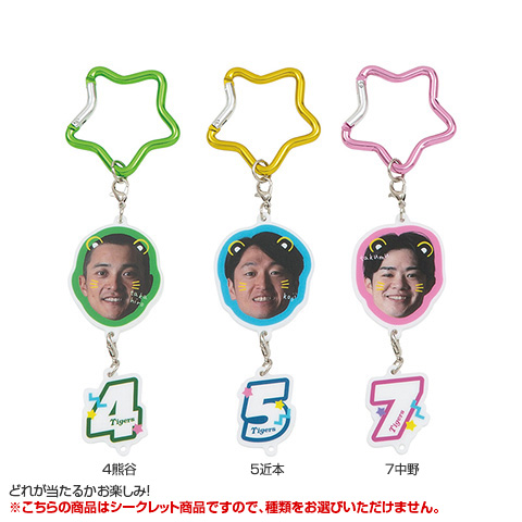 全12種）シークレットペイント風アクリルチャーム - 阪神タイガース