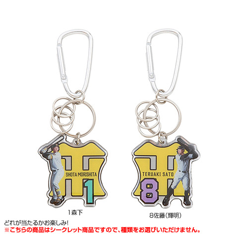 全12種）シークレットメタルカラビナキーホルダー - 阪神タイガース