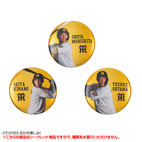 全12種）シークレットGOLDメタリック缶バッジ - 阪神タイガース公式