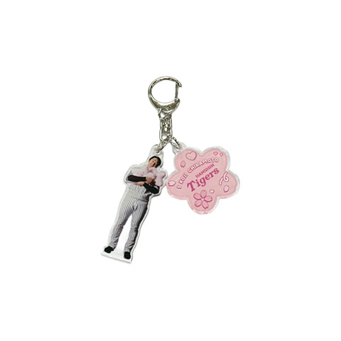 イタリアちゃんトレーディングアクリルキーホルダー　チャーム付き桜 T-SHOP限定】2026選手桜 2連アクリルキーホルダー☆受注生産品
