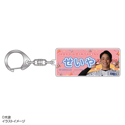 Flower languageさん専用新品未使用　非売品】2026阪神タイガース 2026 タイガース バースデーアクリルキーホルダー短冊型（6月）☆受注