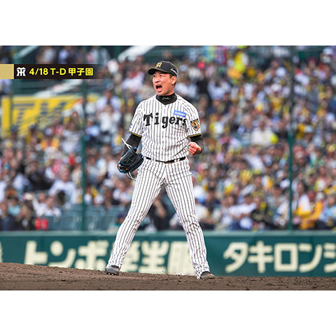 ブロマイド 4/18 T-D No.4 13岩崎 - 阪神タイガース公式オンライン