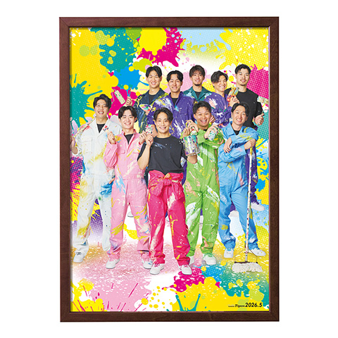 T-SHOP限定】月刊タイガース表紙写真パネル 2026年5月号☆受注生産品