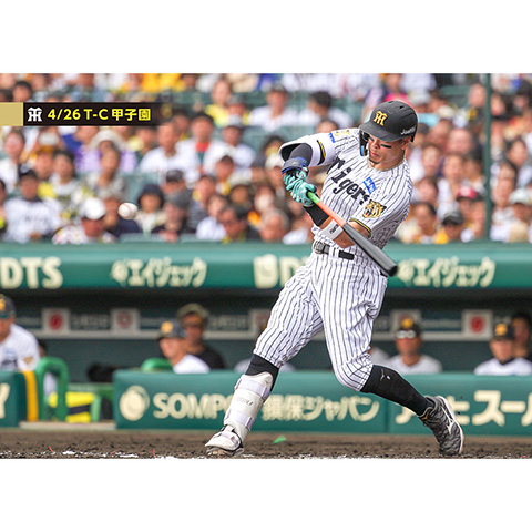 ブロマイド 4/26 T-C No.2 8佐藤（輝明） - 阪神タイガース公式