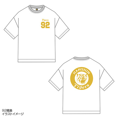 T-SHOP限定】GOLDサークルタイガーTシャツ ホワイト☆受注生産品