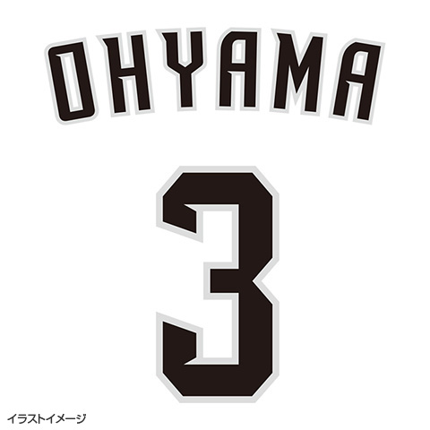ウル虎の夏2026 選手ラメ刺繍ワッペンセット（3大山） - 阪神