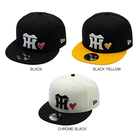 NEW ERA - 9FIFTY(TM)キャップ】HEART BLACK＜NEW ERA＞, 9FIFTY(TM)キャップ】TIGERS HEART＜NEW ERA＞ - 阪神タイガース公式