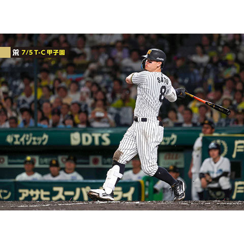 ブロマイド 7/5 T-C No.3 8佐藤（輝明） - 阪神タイガース公式