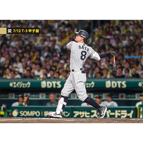 ブロマイド 7/12 T-S No.2 8佐藤（輝明） - 阪神タイガース公式