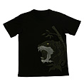 YB　和柄Ｔシャツ（虎吠）　ブラック　メンズ