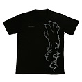 YB　和柄Ｔシャツ（フット）　ブラック　メンズ