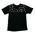 YB　モノグラムVネックTシャツ　ブラック　メンズ