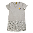 YB　モノグラムロングＴシャツ　Cグレー　レディース