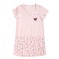 YB　モノグラムロングＴシャツ　ピンク　レディース