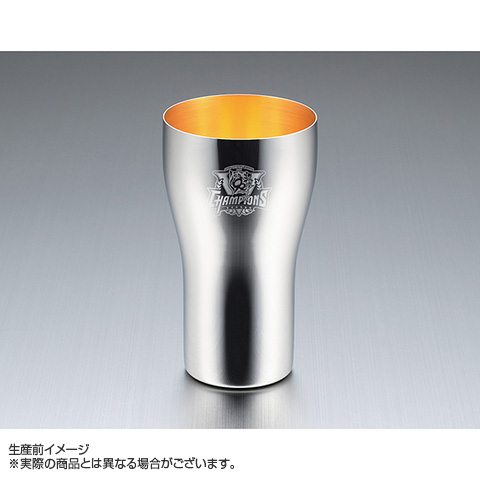 【T-SHOP限定】2023日本一記念 信楽焼タンブラーサイン彫刻 B_受注】【T-SHOP限定】2025 JERA セ・リーグ優勝記念 金の
