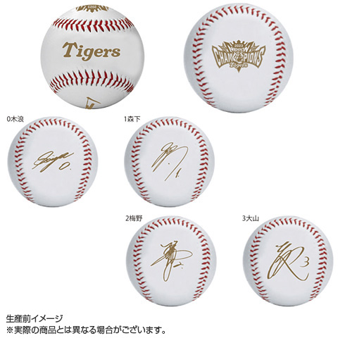 魅力の 阪神タイガース 直筆サインボールセット 公式ショップ限定品