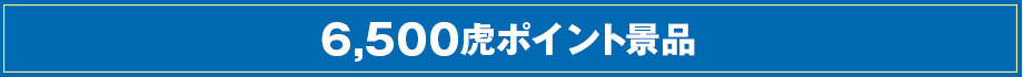 6,500虎ポイント景品