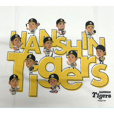 阪神タイガース マッカノーズ コラボtシャツ 選手集合b 阪神タイガース公式オンラインショップ T Shop