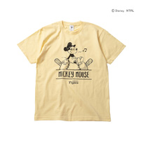 ミッキーマウス（ひとやすみ）阪神タイガース Tシャツ（ライトイエロー）