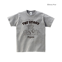 トイ・ストーリー(SHOW TIME)／阪神タイガース Tシャツ（杢グレー）
