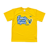 【SALE】【ミズノ】Family with Tigers Tシャツ イエロー