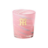 蓄光グラス ピンク・水