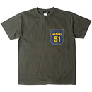 【T-SHOP限定】江坂ジーンズ 選べるデニムポケットTシャツ2023 KHAKI★受注生産品★