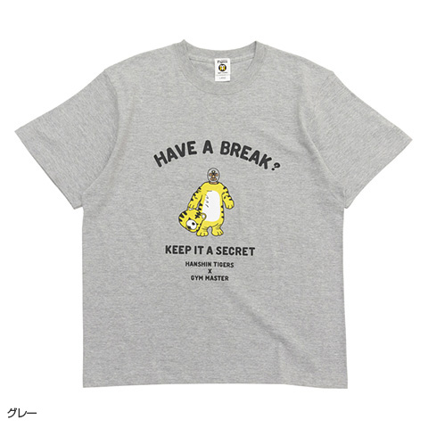 gym master × タイガース 着ぐるみ覆面レスラーTシャツ - 阪神