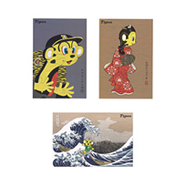 浮世絵シリーズポストカード
