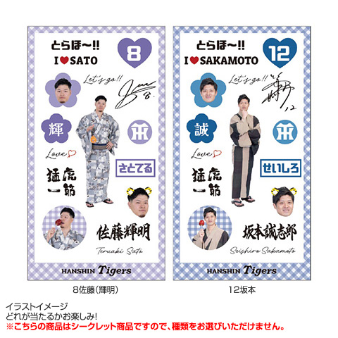 全14種）シークレット浴衣シール入りチケットファイル - 阪神