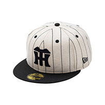 【59FIFTY(R)キャップ】OATMEAL STRIPE BLACK＜NEW ERA＞