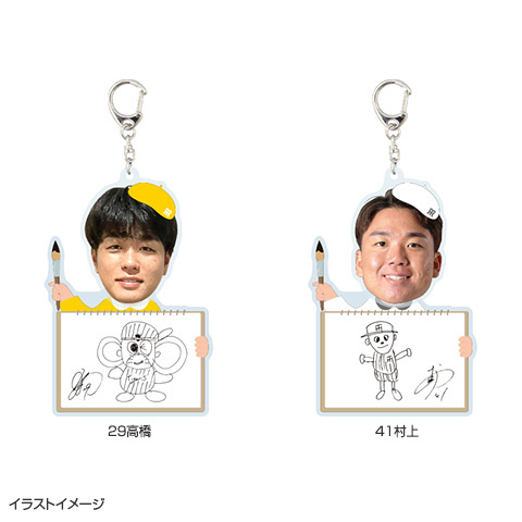 ダンダダン メルヘンカルタ キーホルダー アニメ 阪神タイガース】高倉